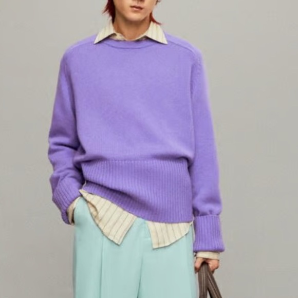 NWT - Zara x Harry Lambert 100% Wool Crew Neck Sweater - Size M - Picture 3 of 10